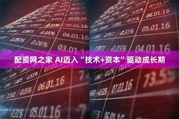 配资网之家 AI迈入“技术+资本”驱动成长期